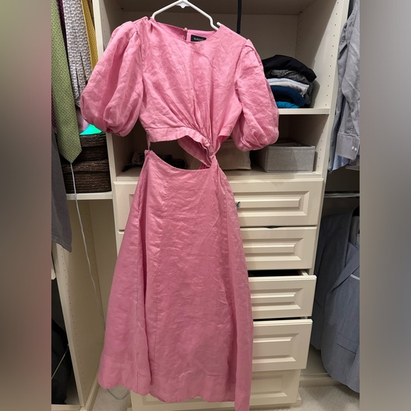 Bardot Pink Maxi Dress - Picture 4 of 4